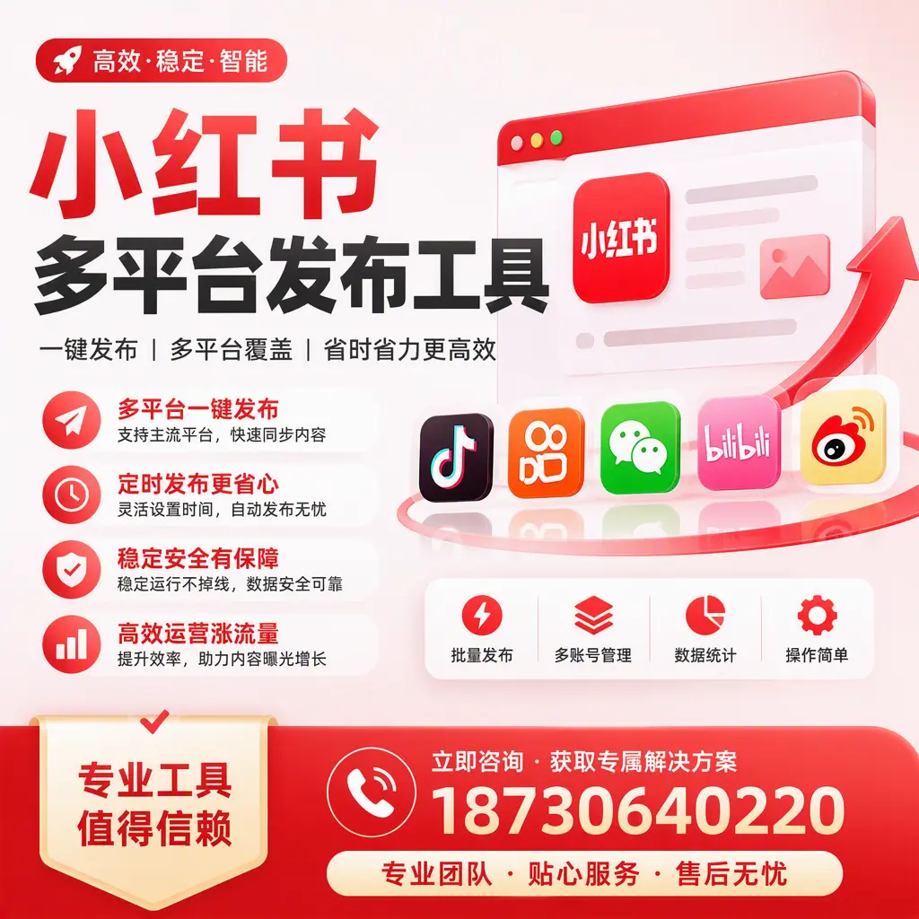 在 河池 小红书多平台发布工具的市场前景分析